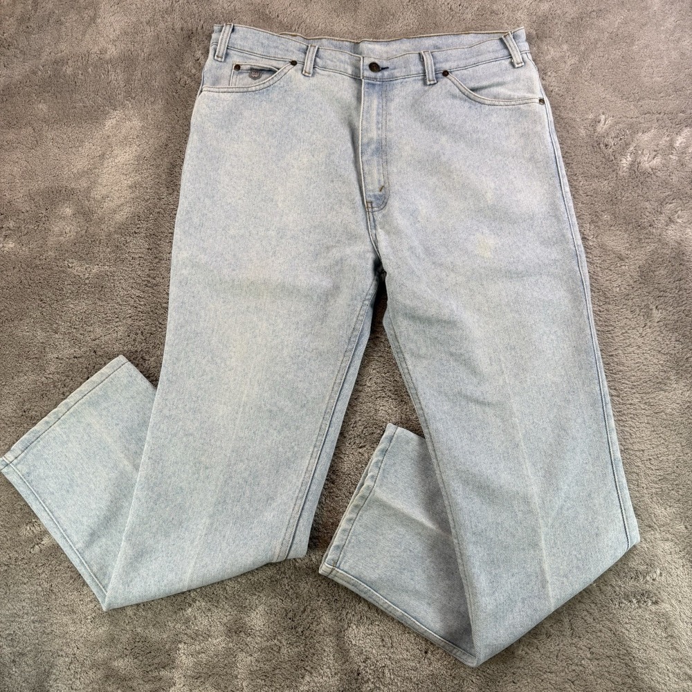 Levi’s Vintage Silver Medal Jeans Mens 40x32 Light Wash Straight Leg 90s
